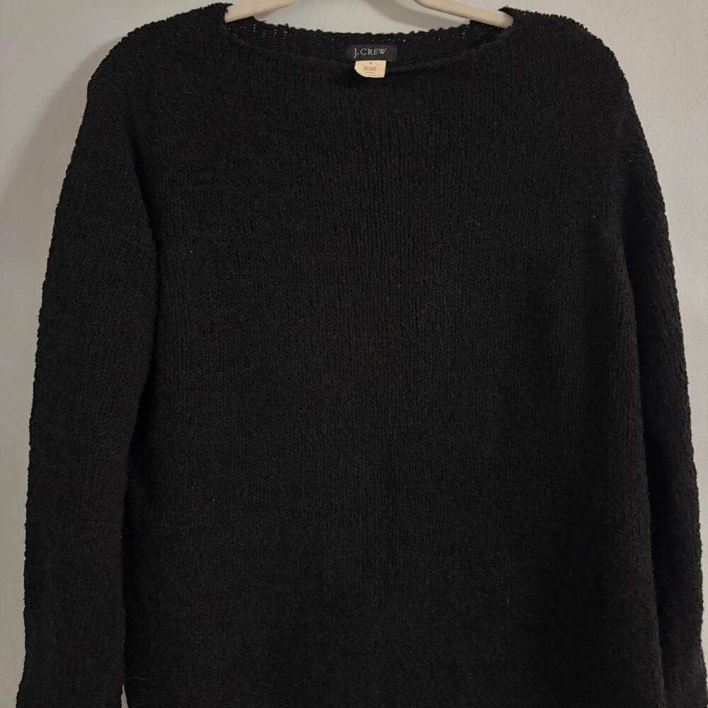 Jcrew Women's Black and Grey Jumper